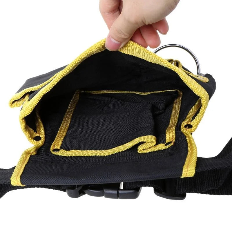 Multi-functional Electrician Tools Bag - Waist Pouch Belt Storage Holder Organizer, Oxford Cloth Construction