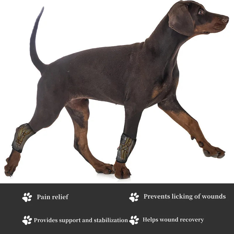Dog Leg Support Brace: Updated Arthritis Protector Cover for Dogs - Hock Joint Brace for Injury Recovery & Arthritis Relief