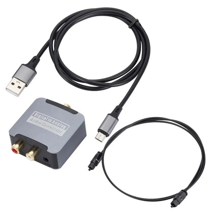 192KHz 24bit S/PDIF Digital to Analog Audio Converter – Optical/Coaxial to RCA & 3.5mm Jack for PS5 Xbox