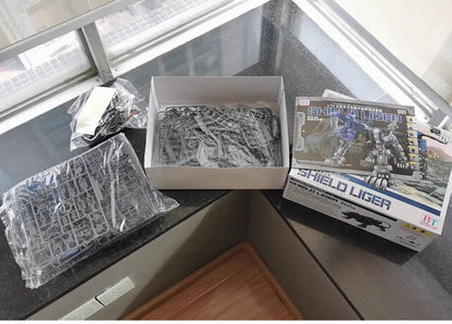 BT ZOIDS RPZ-03 Shield Liger Model Kit — 1:72 Scale Full Action Plastic Building Blocks for Birthday & Christmas Gifts