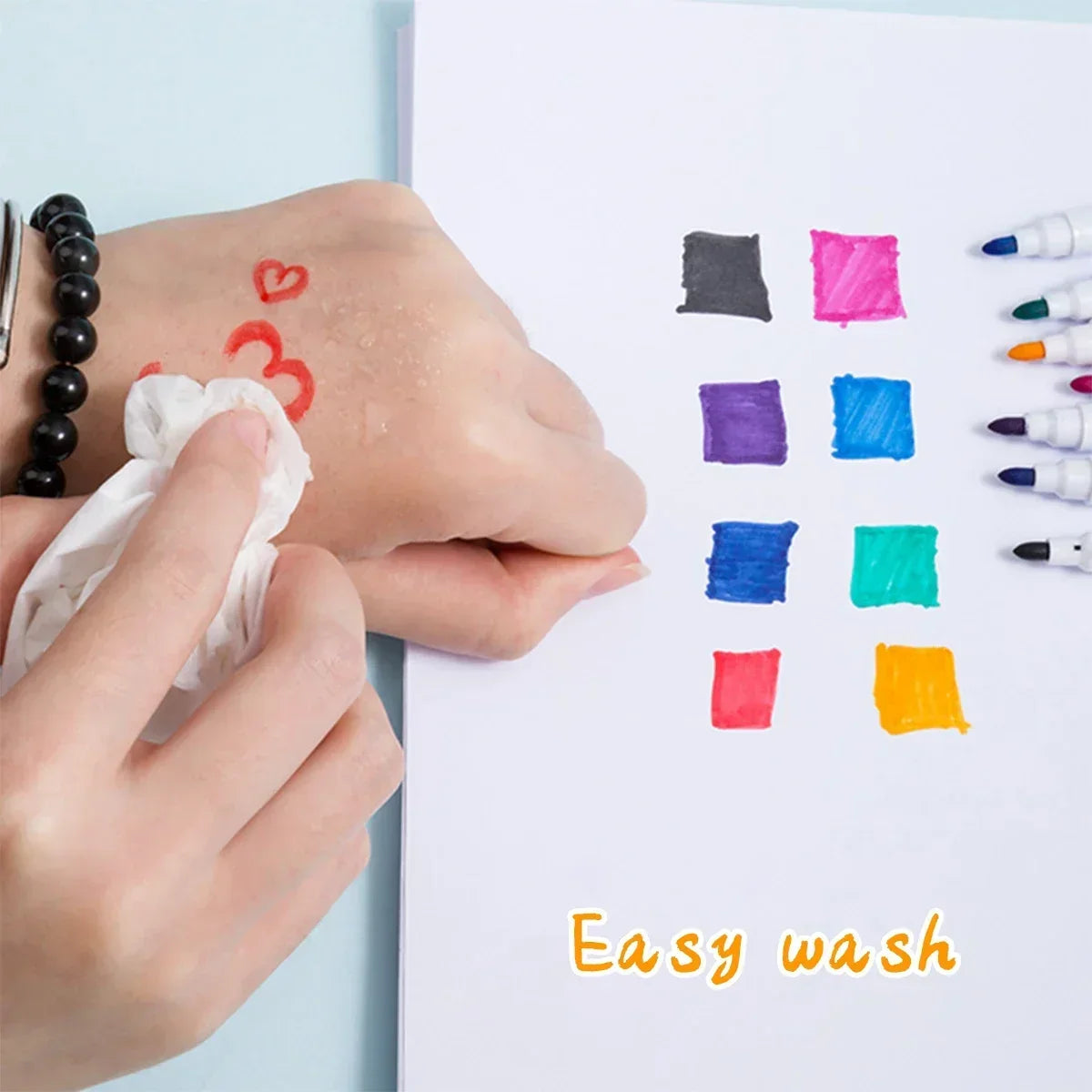 Magnetic Erasable Whiteboard Pen — Colored Blackboard Marker for Classroom, Office, Note-Taking & Teaching Supplies