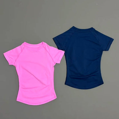 Women’s Seamless Sports Top – Short Sleeve Slim Fit Yoga & Gym Running Fitness Activewear T-Shirt Athletic Workout Tee