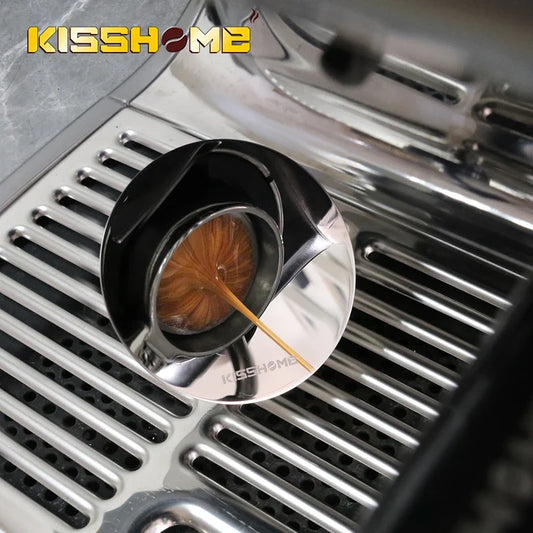 Espresso Shot Mirror — Stainless Steel Portafilter Lens for Flow Rate Observation, Magnetic Barista Coffee Tool