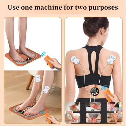 F Remote 3D Smart Foot Massager Pad — 8 Modes, 29 Levels Muscle Relaxation & Leg Slimming Therapy
