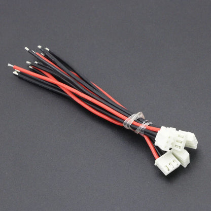 10pcs Lipo Battery Balance Charger Cables – 1S to 8S, IMAX B6 Connector, 30/20/15/10cm Single Head Wire