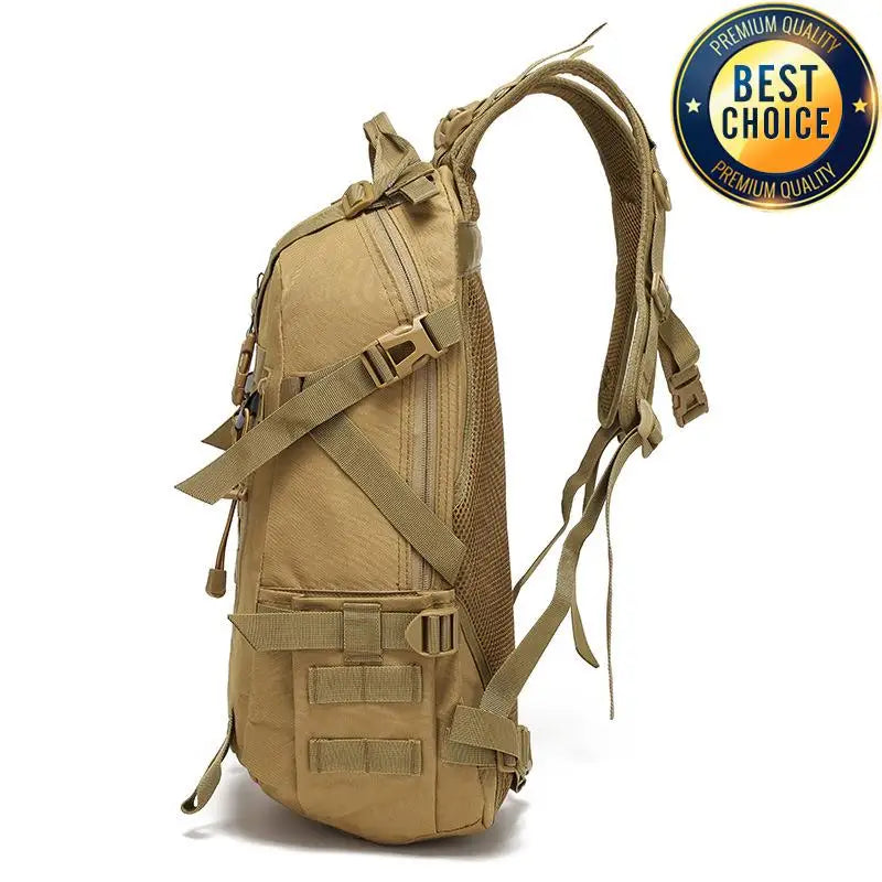 40L Tactical Reflective Backpack – Molle Camouflage Rucksack for Outdoor Hiking, Camping, Hunting & Travel