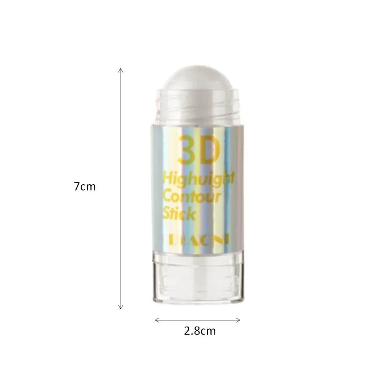 6-Color 3D Highlighter Stick – Face Brightening, Contour, Bronzer & Shimmer Concealer Cream