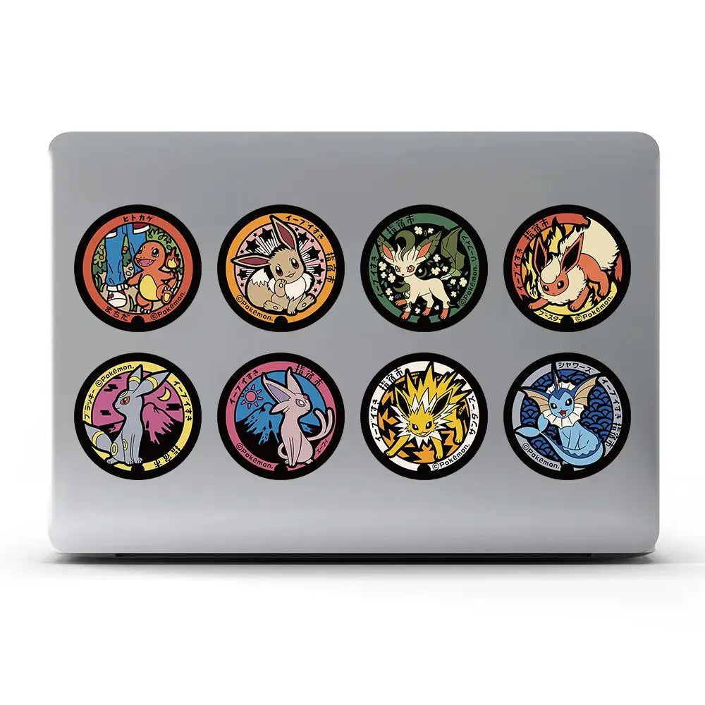 500/1000PCS Pokémon Pikachu Roll Stickers – Waterproof Cartoon Decals for Scrapbooking, Luggage, Phone & Gift Decoration