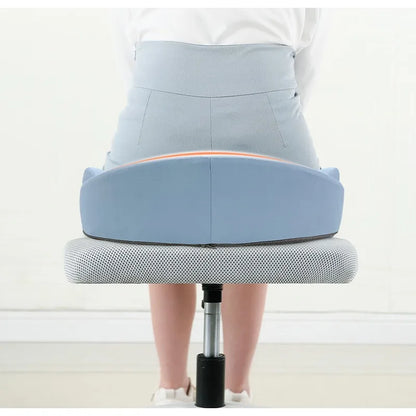Memory Foam Non-Slip Seat Cushion - Hip Pain Relief, Massage Pad for Office Chair & Car Seat, Coccyx Tailbone Cushion