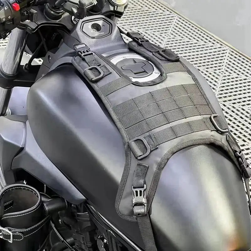 Universal Motorcycle Tank Bag Base - Multi-Purpose Off-Road Tank Vest Mounting Set