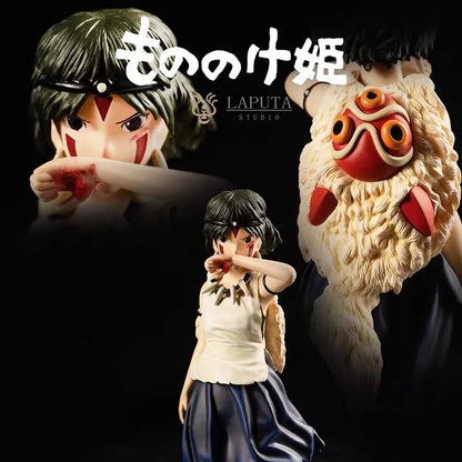 19cm Hayao Miyazaki Princess Mononoke Figure – San Standing PVC Anime Action Statue, Classic Model Toy Gift