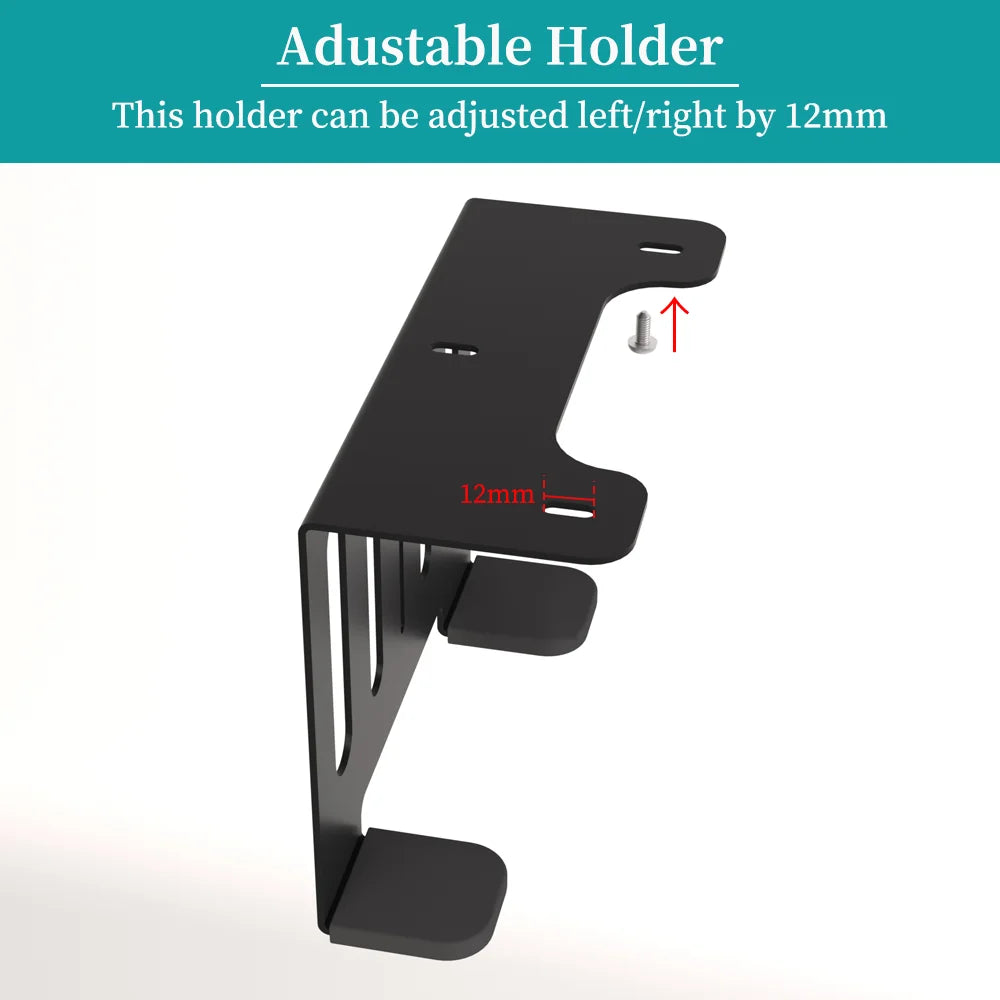 Under Desk Holder Stand for PS5 Console – Stealth Horizontal Mount Bracket for Disc & Digital Versions, Fast Delivery
