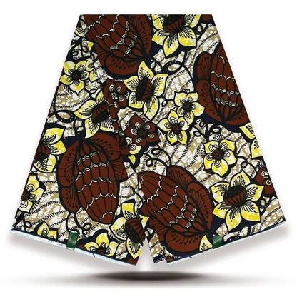 High Quality African Wax Print Fabric - 100% Cotton Soft Ankara Real Wax Fashion Material