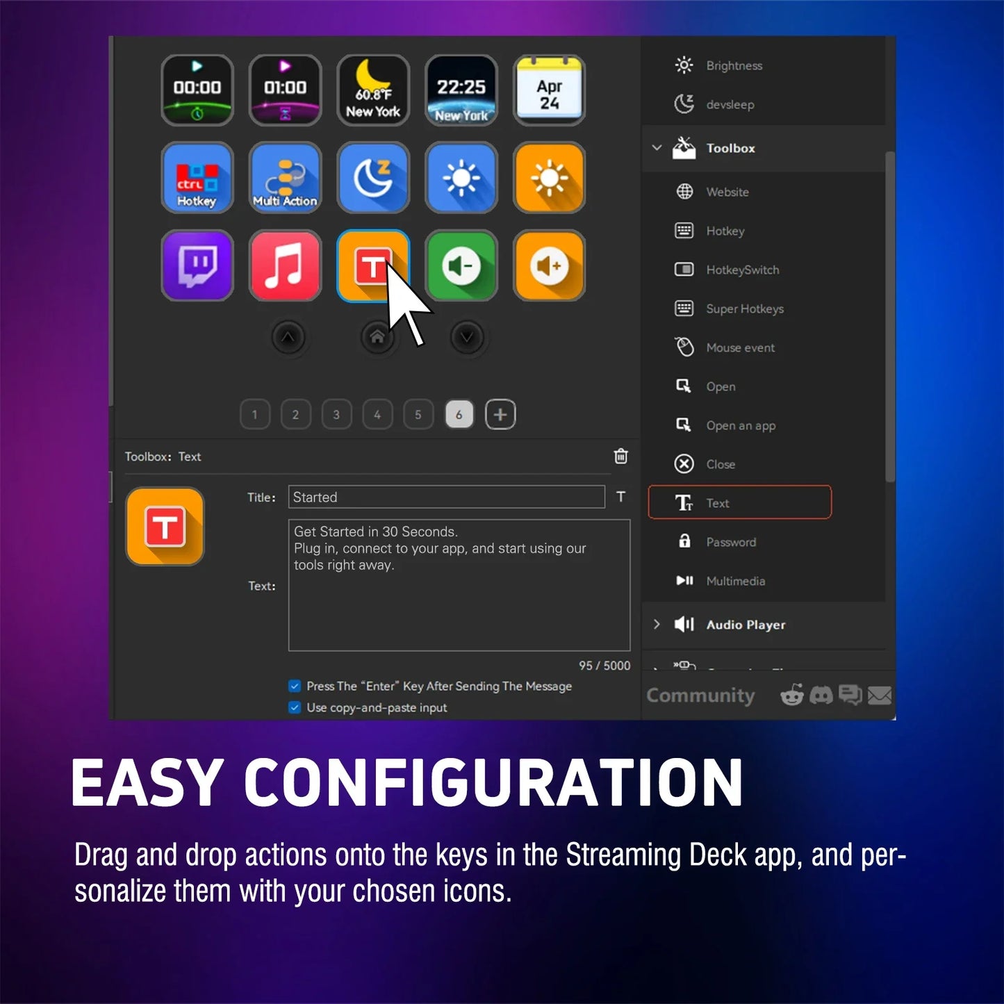 Mirabox M18 V3 Streamdeck Keyboard – Customizable Visual OBS Live Streaming Console & PC Keypad