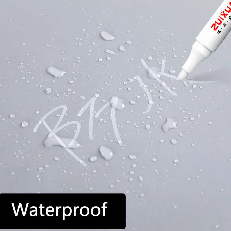 Waterproof White Paint Marker Pens 2.0mm 1/3/5PCS – Oil-Based Fine Tip for DIY Crafts, Sketching & Art