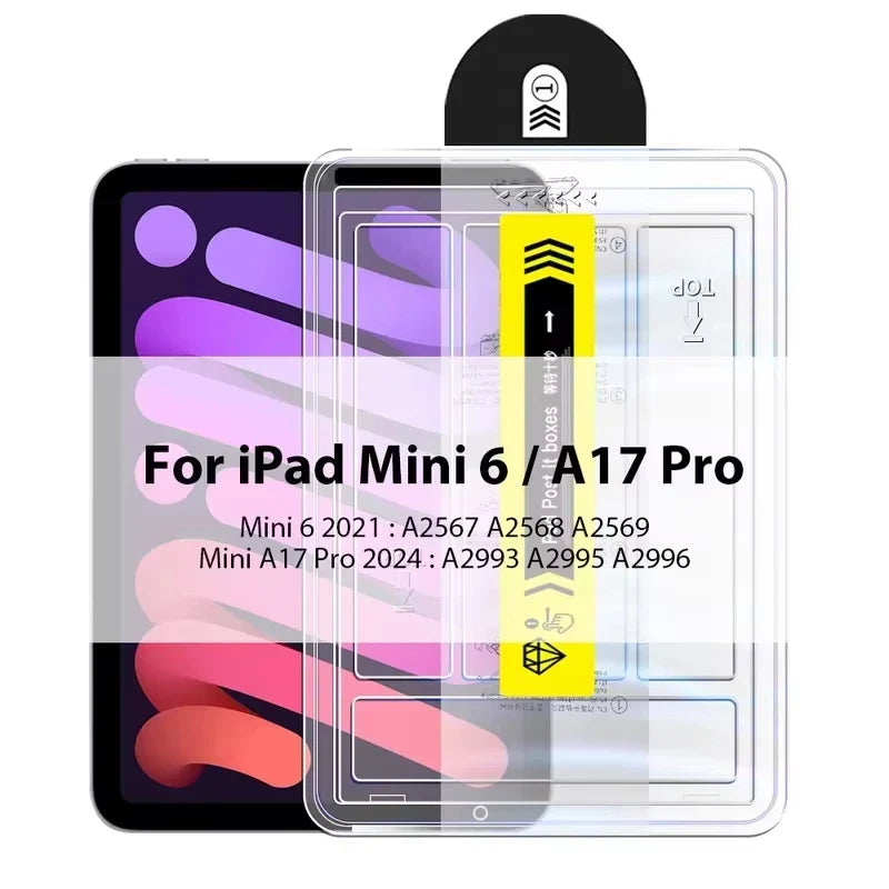 Tempered Glass Screen Protector for iPad – Compatible with 10th Gen, iPad Air, iPad Mini, iPad Pro 11/12.9, 2025 Models