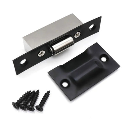 Hidden Stainless Steel Cabinet Door Latch – Heavy-Duty Roller Catch Lock for Cupboards & Wooden Doors, High-Quality Hardware