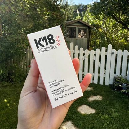 K18 Leave-In Molecular Repair Hair Mask – Deep Conditioning Keratin Treatment for Smooth, Healthy Hair (50ml/150ml)