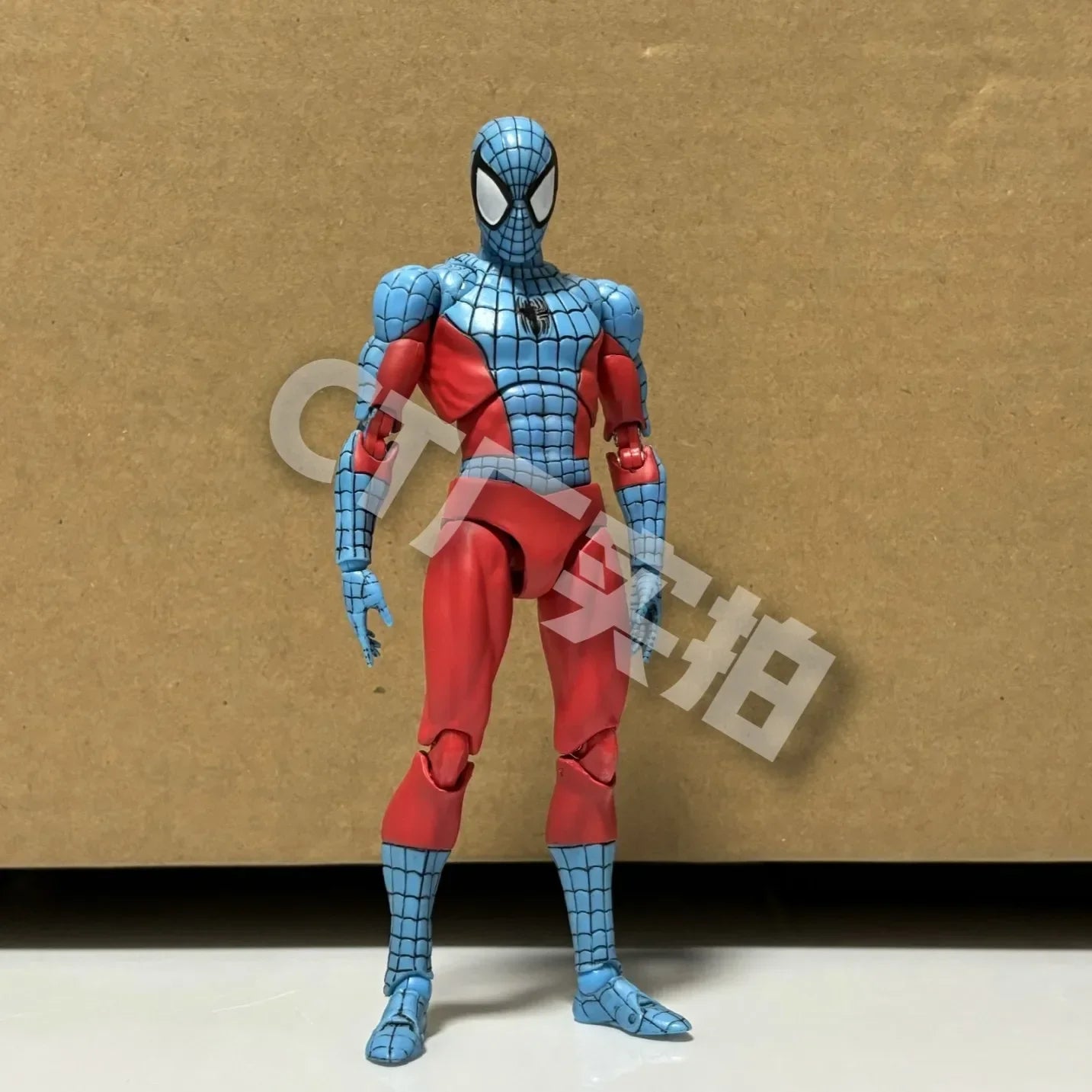 Ct Toys Scarlet Spider Action Figure — Mafex 186 Ben Reilly Comic Version | Spider-Man Anime Collection Model Toy Gift