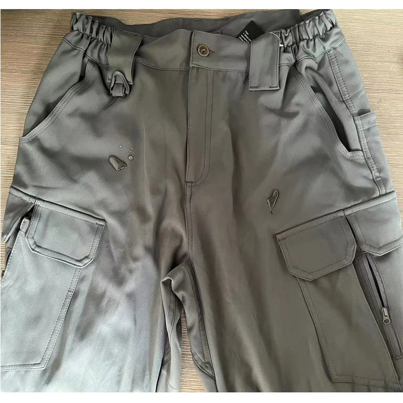 Men's Spring & Autumn Cargo Pants — Elastic Outdoor Trousers for Hiking, Trekking, Camping, Running & Cycling