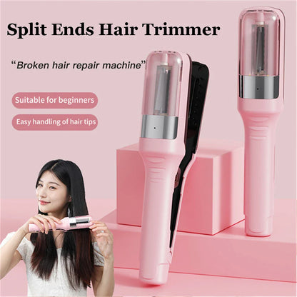 Professional Cordless Hair Ends Trimmer – Automatic Split Remover for Dry, Damaged, Brittle Hair in Women