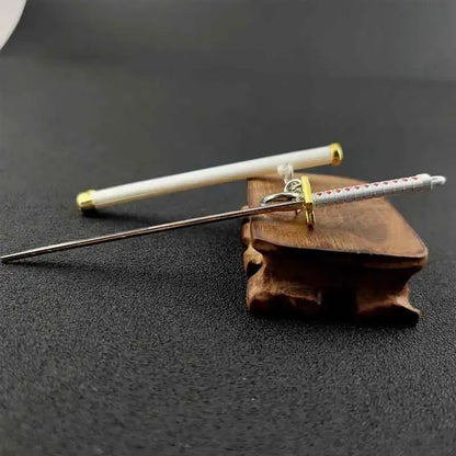 Mini Roronoa Zoro Samurai Sword Keychain – Anime Katana Toy for Men, Cosplay & Gifts