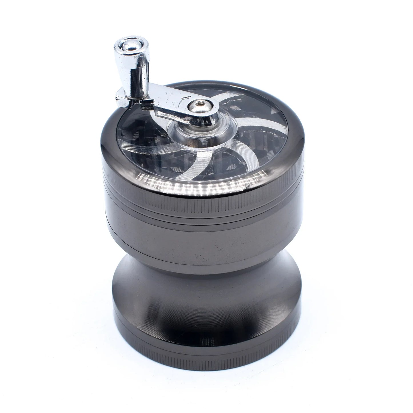 63mm 4-Layer Metal Herbal & Tobacco Grinder — Manual Spice Mill for Smoking Accessories