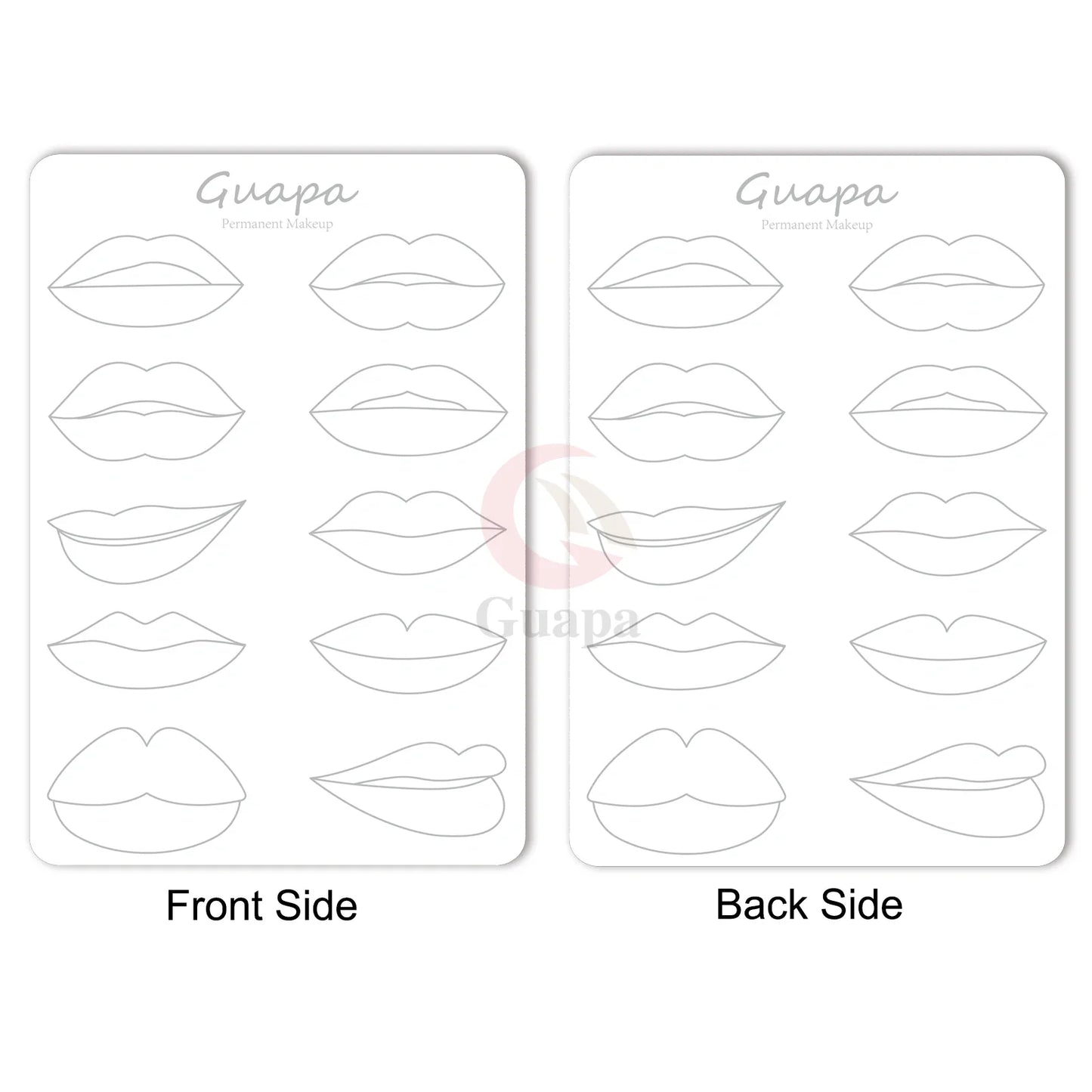 Microblading Practice Skin Sheets — Eyebrow Segment Tip Joint Texture for Semi-Permanent Makeup Training