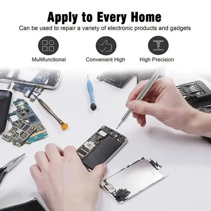 Magnetic Precision Screwdriver Set - 25-in-1 with 24 Mini Pocket Screwdrivers for Mobile, PC & Camera Repair