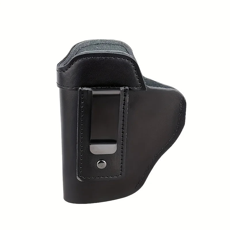 IWB Cowhide Concealed Gun Holster – Inner Belt for Glock 17/19/43, S&W M&P, P220/P226/P229, XD/XDS, Hunting