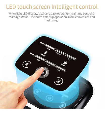 Multifunctional Smart Cordless Knee Massager – Vibration Therapy Device for Joint Pain Relief