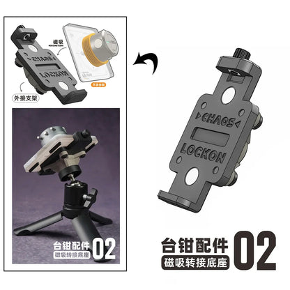 Miniature Model Rotary Painting Table – Hand-Coated Tilt Vise for Scale Model Painting