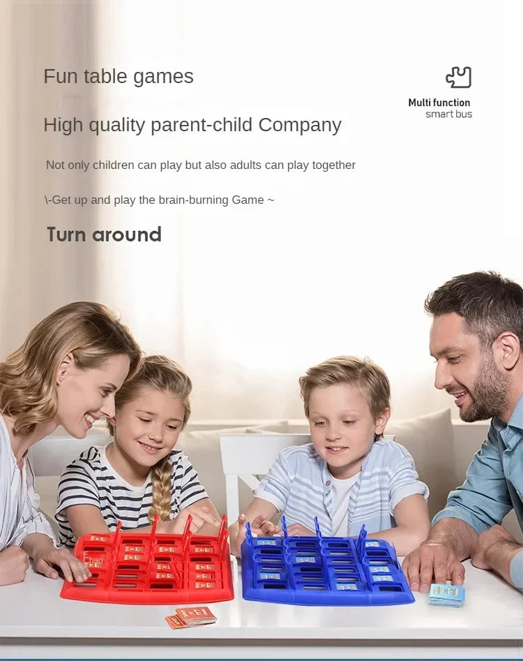 Guess Who I Am Board Game – Parent-Child Interactive Logical Reasoning Toy, Children’s Puzzle & Character Guessing Game