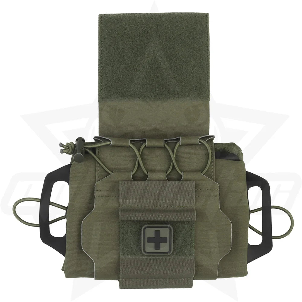 OphidianTac Outdoor First Aid Bag – Rapid Deployment Medium IFAK MOLLE Medical Pouch for Hunting Vest Accessories