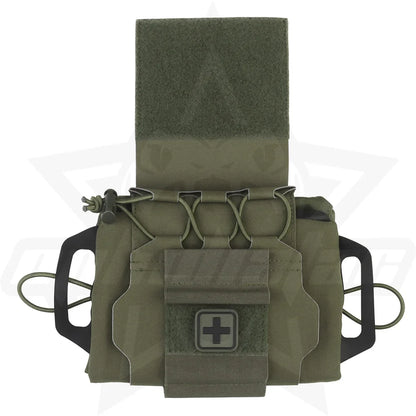 OphidianTac Outdoor First Aid Bag – Rapid Deployment Medium IFAK MOLLE Medical Pouch for Hunting Vest Accessories