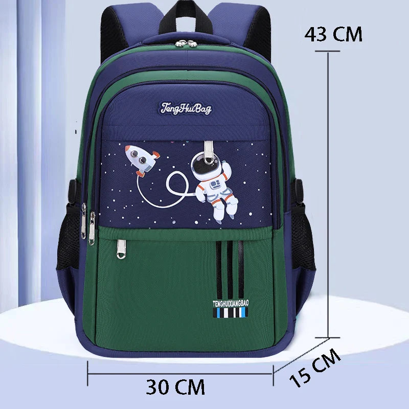 New Children's Shoulder Bag for Boys - Schoolbag for Ages 6-12, Perfect for Elementary School Students