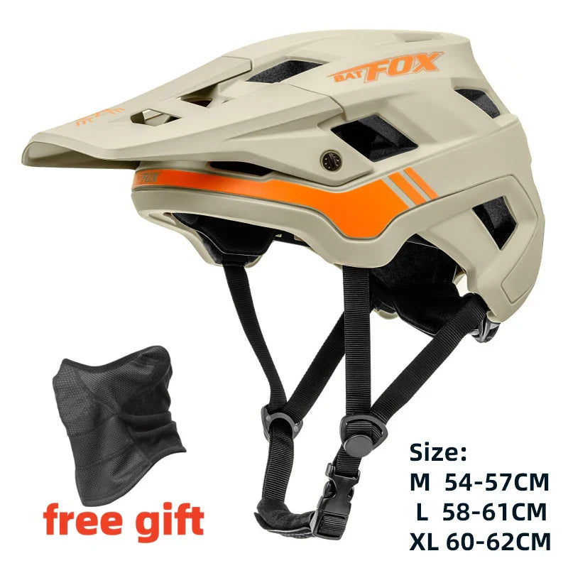 BATFOX Men's Cycling Helmet – MTB Mountain Bike Racing Helmet, Speedframe Casco para Bicycle