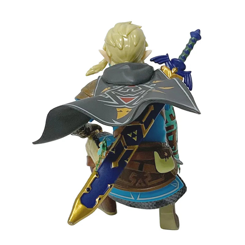 12cm Legend of Zelda Link Squatting Statue – PVC Anime Figure for Gaming Collectibles & Gifts