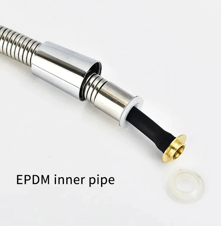 New 1.5/2/3M Flexible Shower Hose — Black SUS304 Stainless Steel Bathroom Water Extension Pipe and Bath Accessories