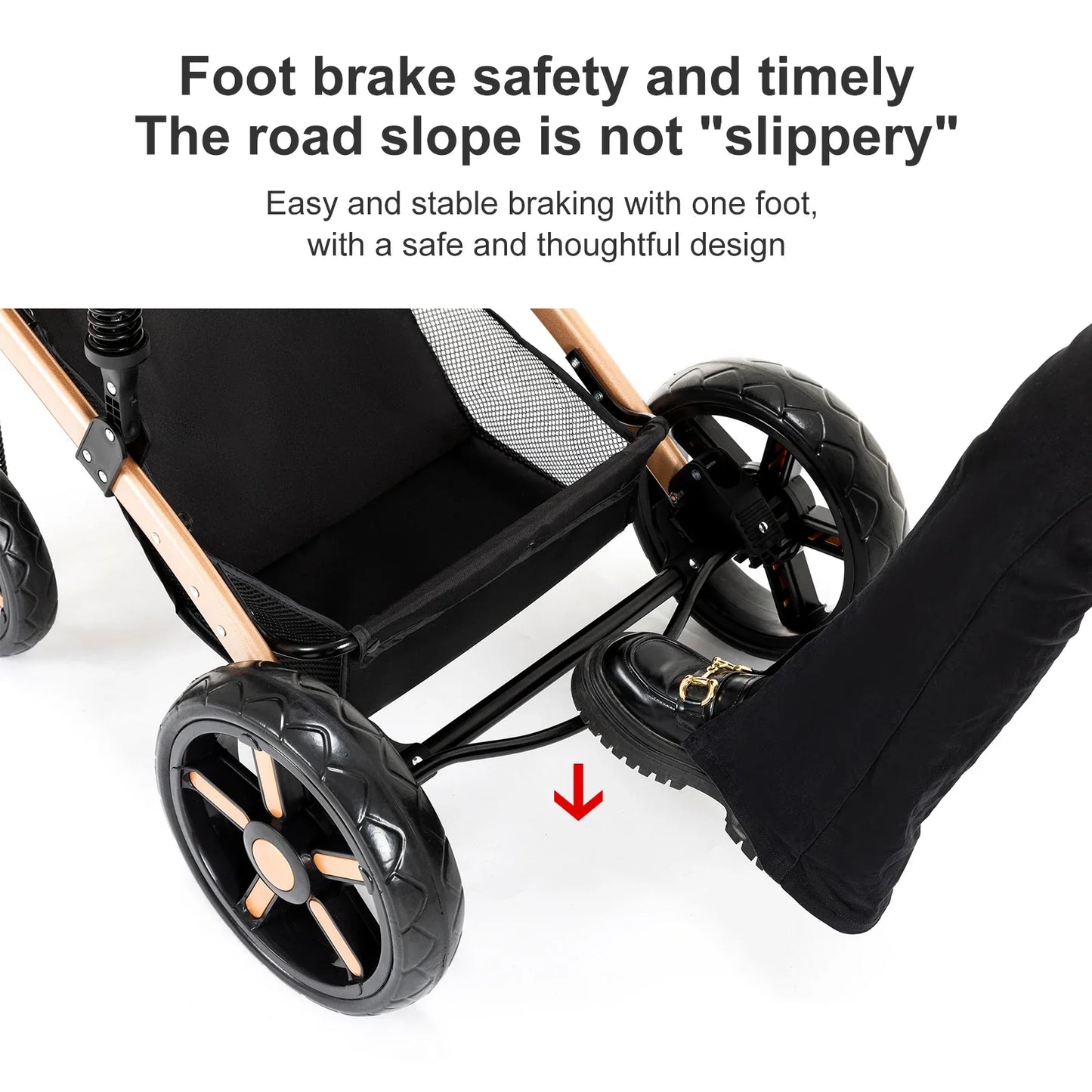 High-Quality 3-in-1 Newborn Baby Stroller — Lightweight Folding Cart with Comfort Seat & ISOFIX Safety