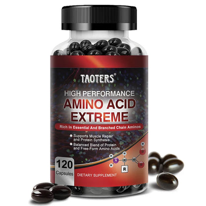 Advanced Bodybuilding Amino Acid Capsules – Boost Strength, Endurance, Muscle Mass & Energy