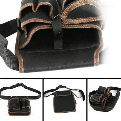 Multifunctional Tool Storage Bag: Electrician Toolkit Waist Pouch Organizer