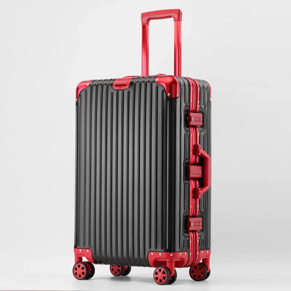 Aluminum Magnesium Alloy Rolling Suitcase – Designer Carry-On & Cabin Luggage, 20/28/30 Inch Trolley Case