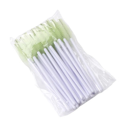 25pcs Eyelash Extension Brush Set - Mascara Wands, Micro Applicators & Spoolie Makeup Tools