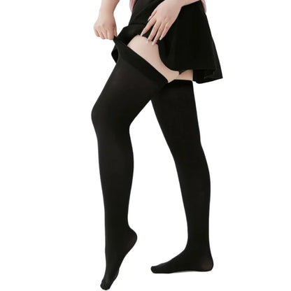 DOIAESKV Plus Size Women's Thigh-High Stockings: Over Knee Socks for Large Size Females - Long Women's Stockings for Comfort and Style