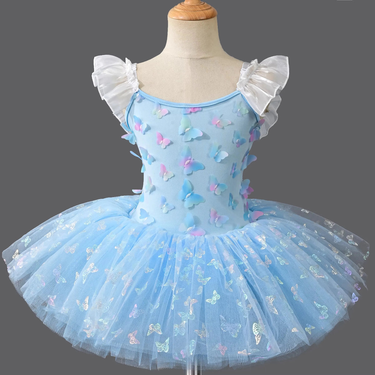 Girls Princess Ballet Tutu Dress - Elegant Stage Performance and Party Dance Costume