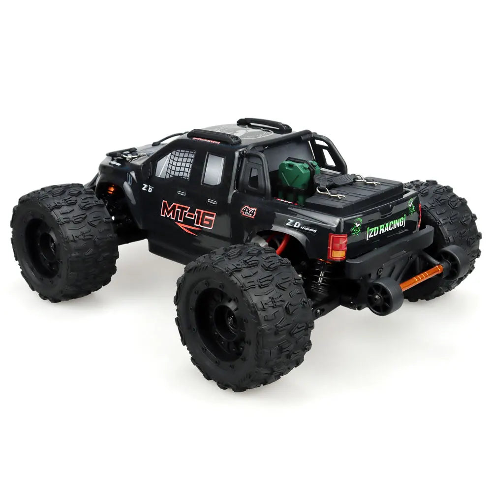 ZD Racing MT-16 1/16 RC Monster Truck – Brushless 3S 80km/h, 2.4G 4WD Off-Road RC Car, Remote Control Truck Toys