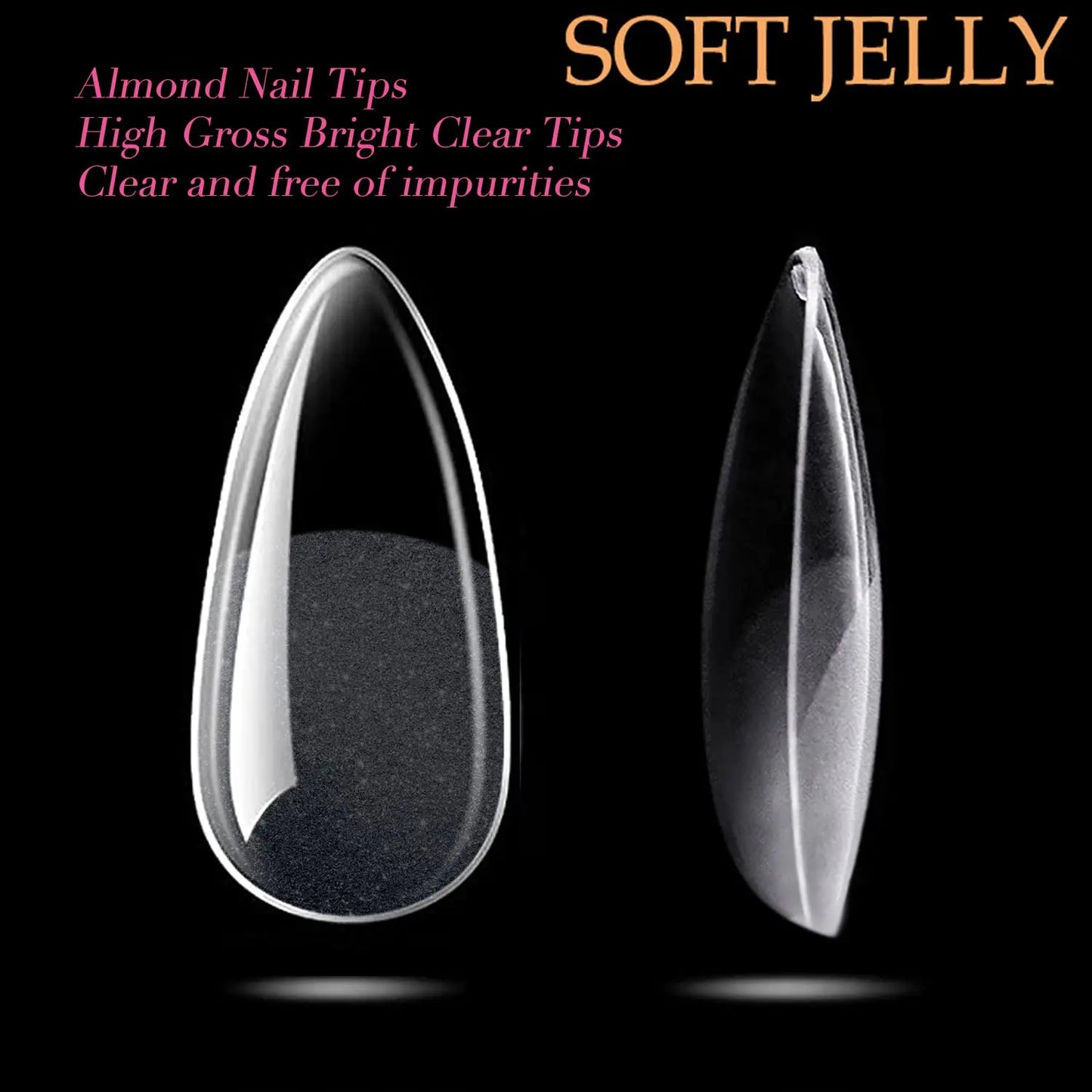 120Pcs Full Cover Press On Nail Tips: Stiletto Almond Square Coffin French False Fake Soak Off Gel Nail Extension Capsules