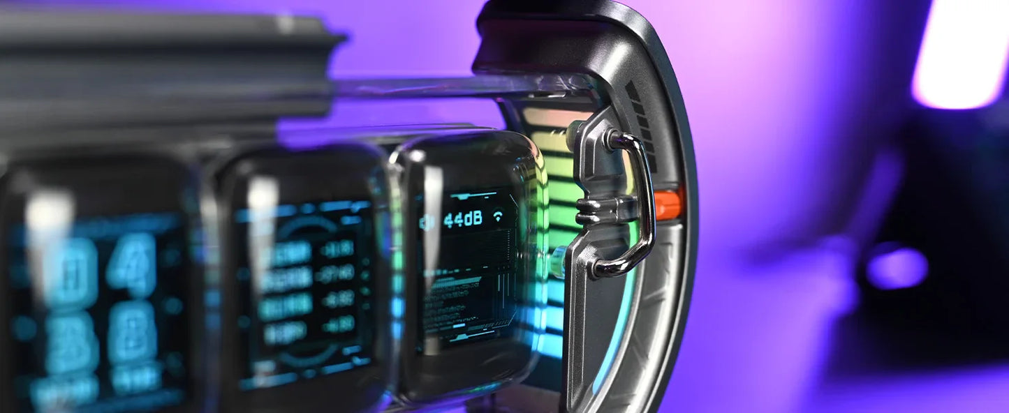 Divoom Times Gate RGB Digital Clock – Smart APP Control, WiFi, Gaming Room & Cyberpunk Office Decor