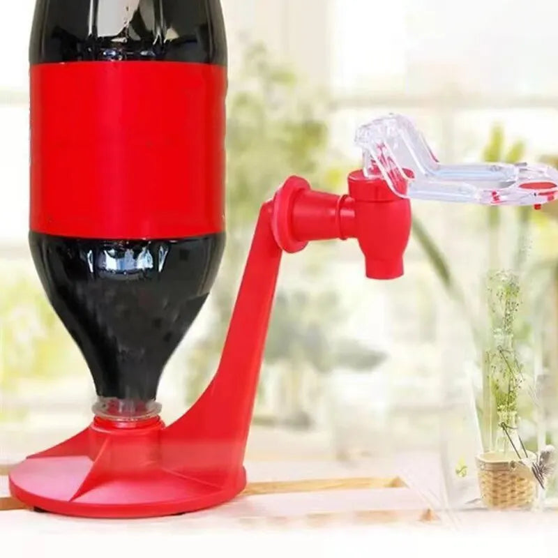 Creative Manual Pressurized Carbonated Beverage Maker – Portable Soda & Cola Dispenser, Upside Down Drink Carbonation Machine for Home & Travel